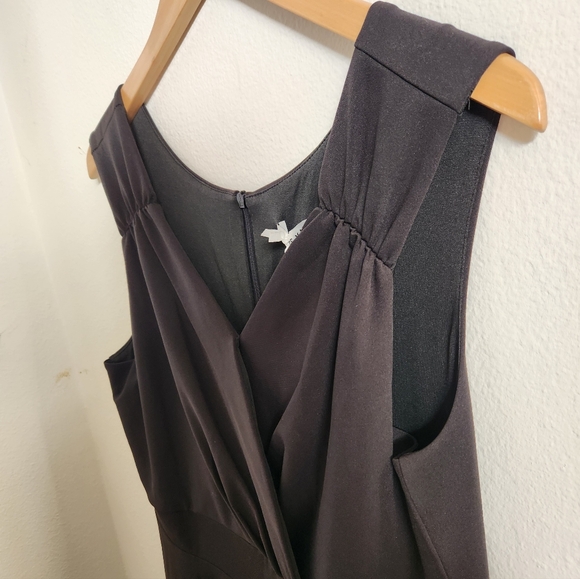 Grace Karin Women Dress‎ Sleeveless Surplice Black Basic XL Extra Large NWT - Picture 4 of 8